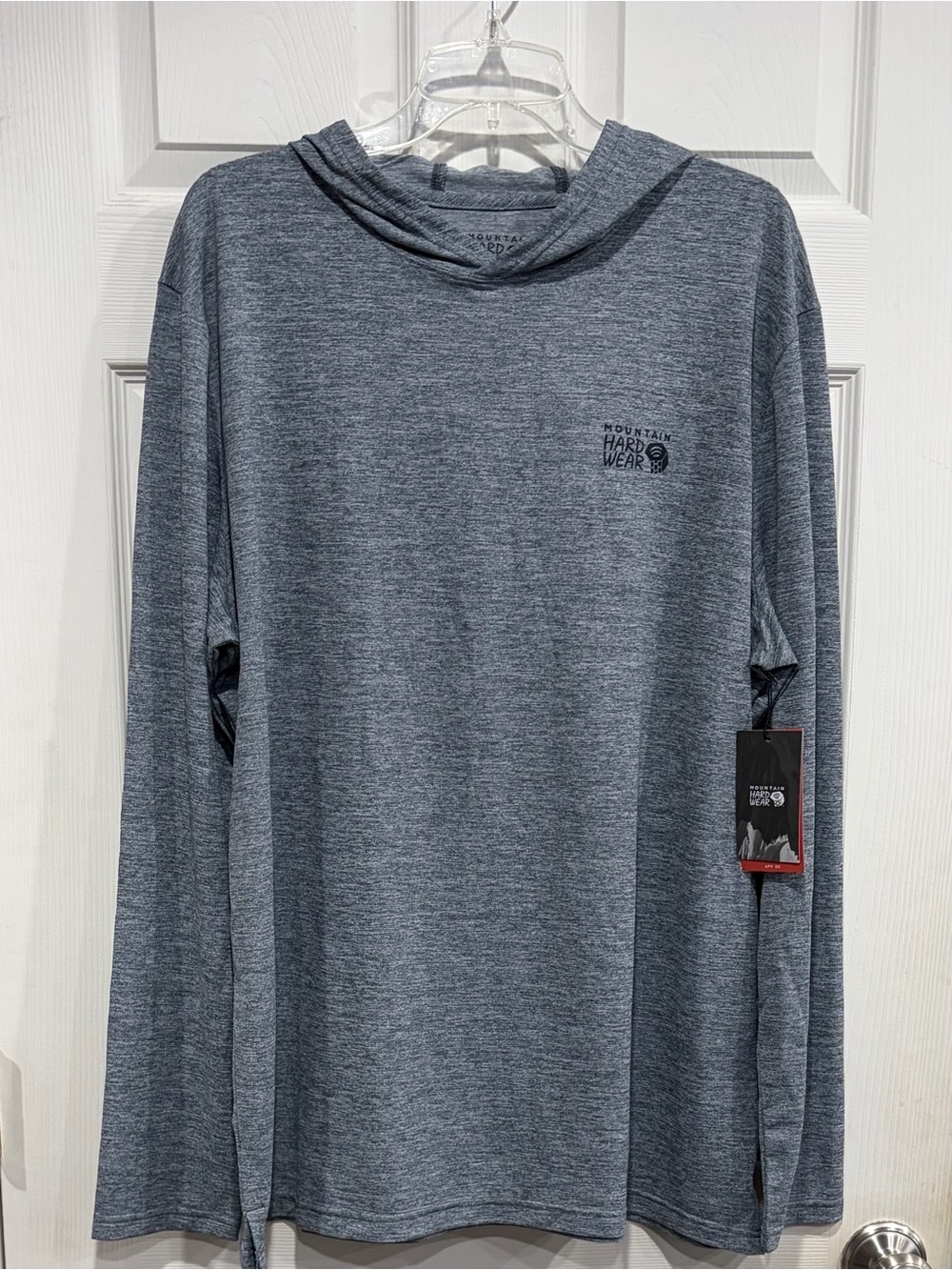 Mountain Hardwear Men's XXL Sunblocker Hoodie Grey NWT Shirt Sun SUP Beach